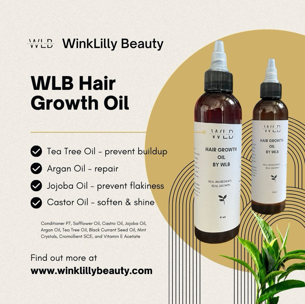 Hair Growth Oil CRE x WLB