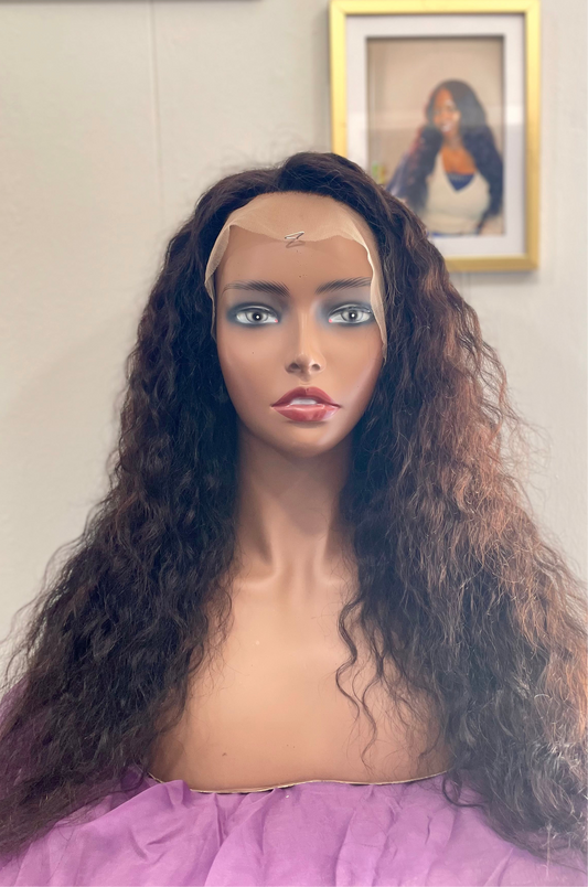 13 x 2 x 4 Loose Wave Frontal Wig (Transparent Lace)
