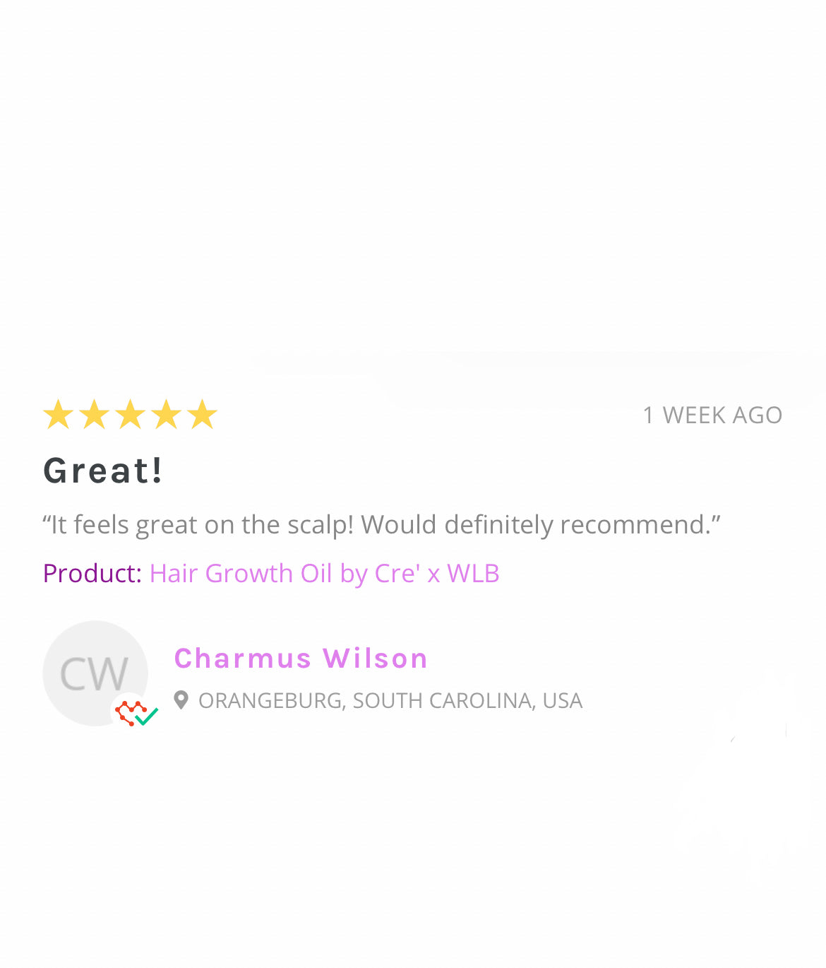 Hair Growth Oil CRE x WLB