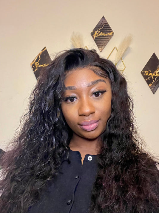 13 x 2 x 4 Loose Wave Frontal Wig (Transparent Lace)